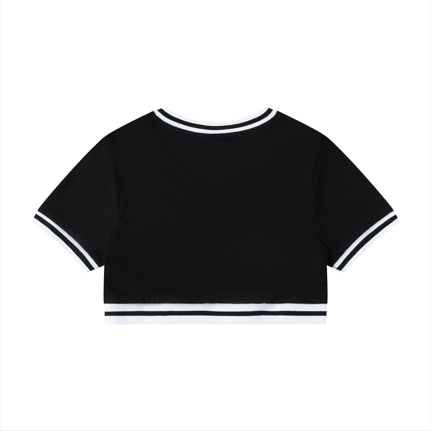 Women's "Puertorico" Ricalala V-Neck Crop T-Shirt