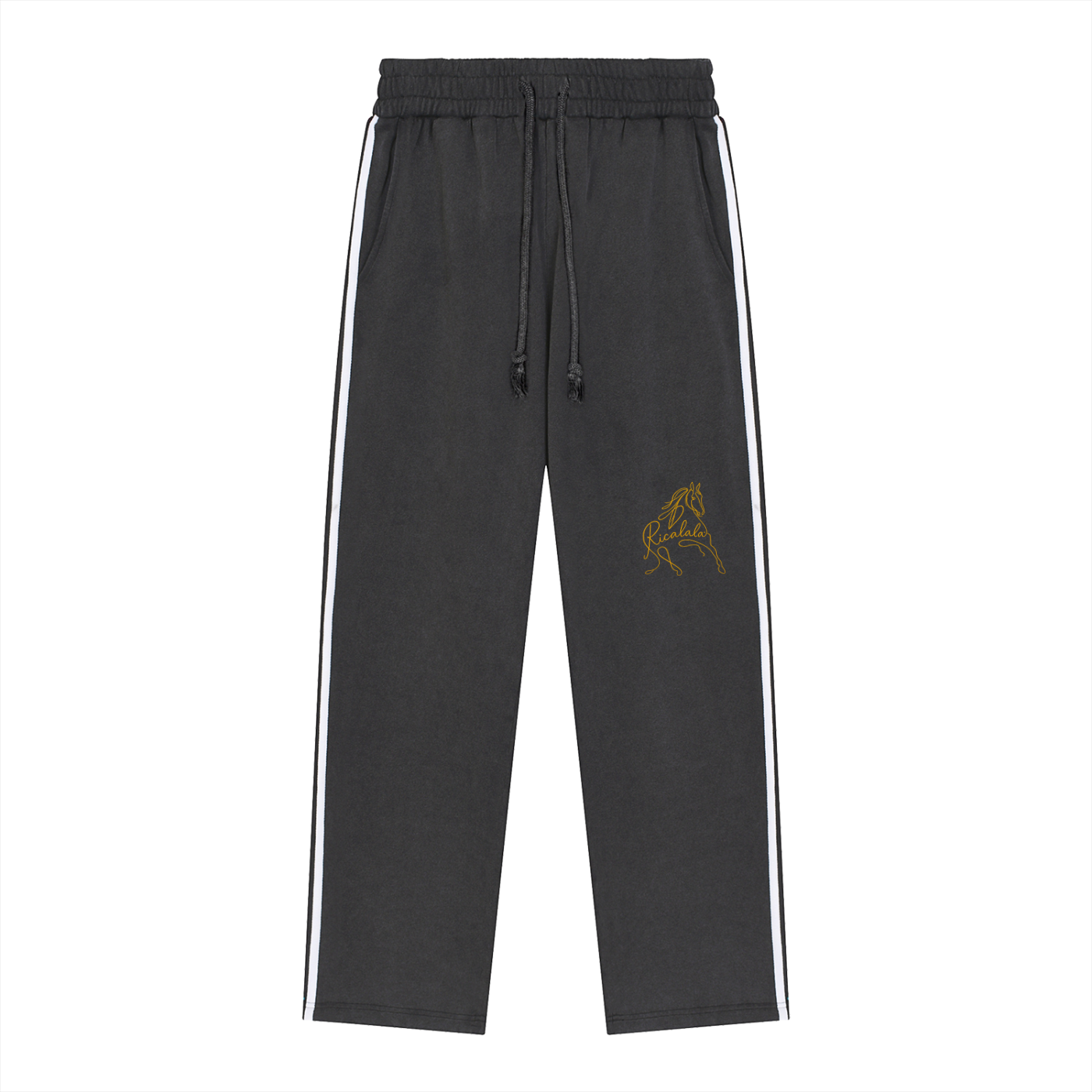 Ricalala Golden Horse Sweatpants (bottom set) 100%cotton