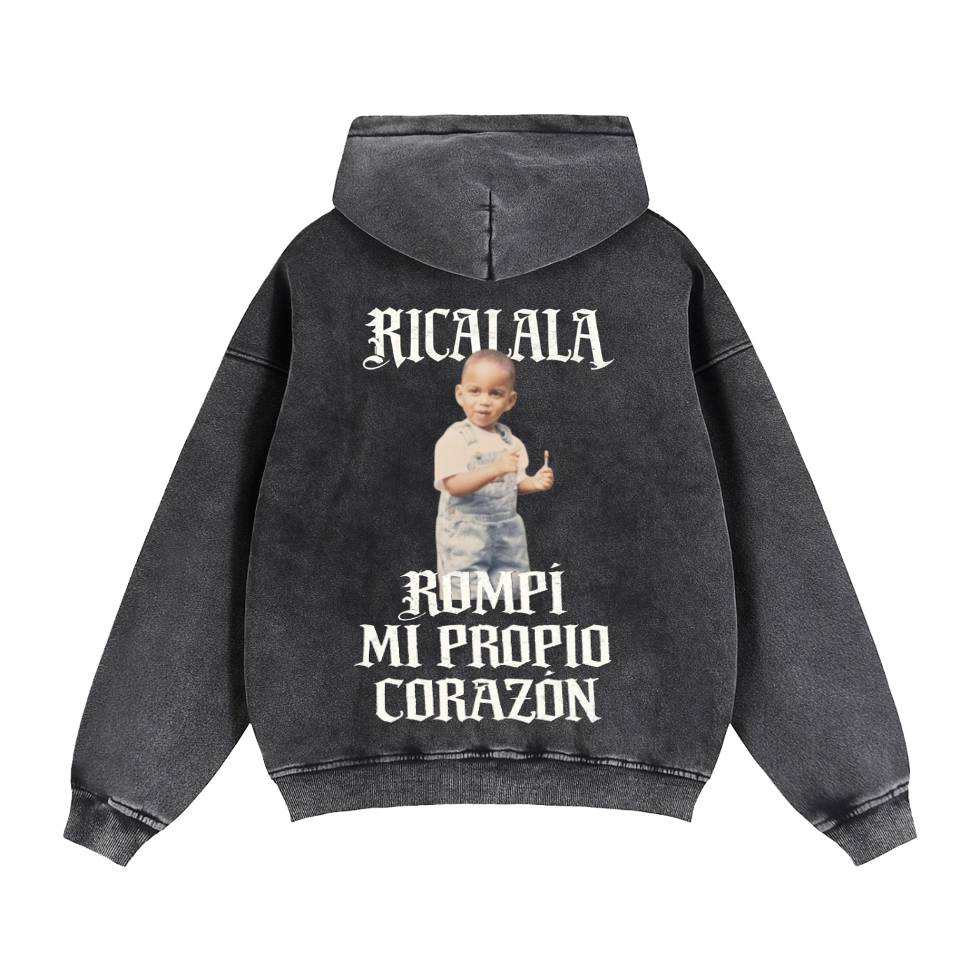 Ricalala Zip-Through Boxy Fleece Hoodie