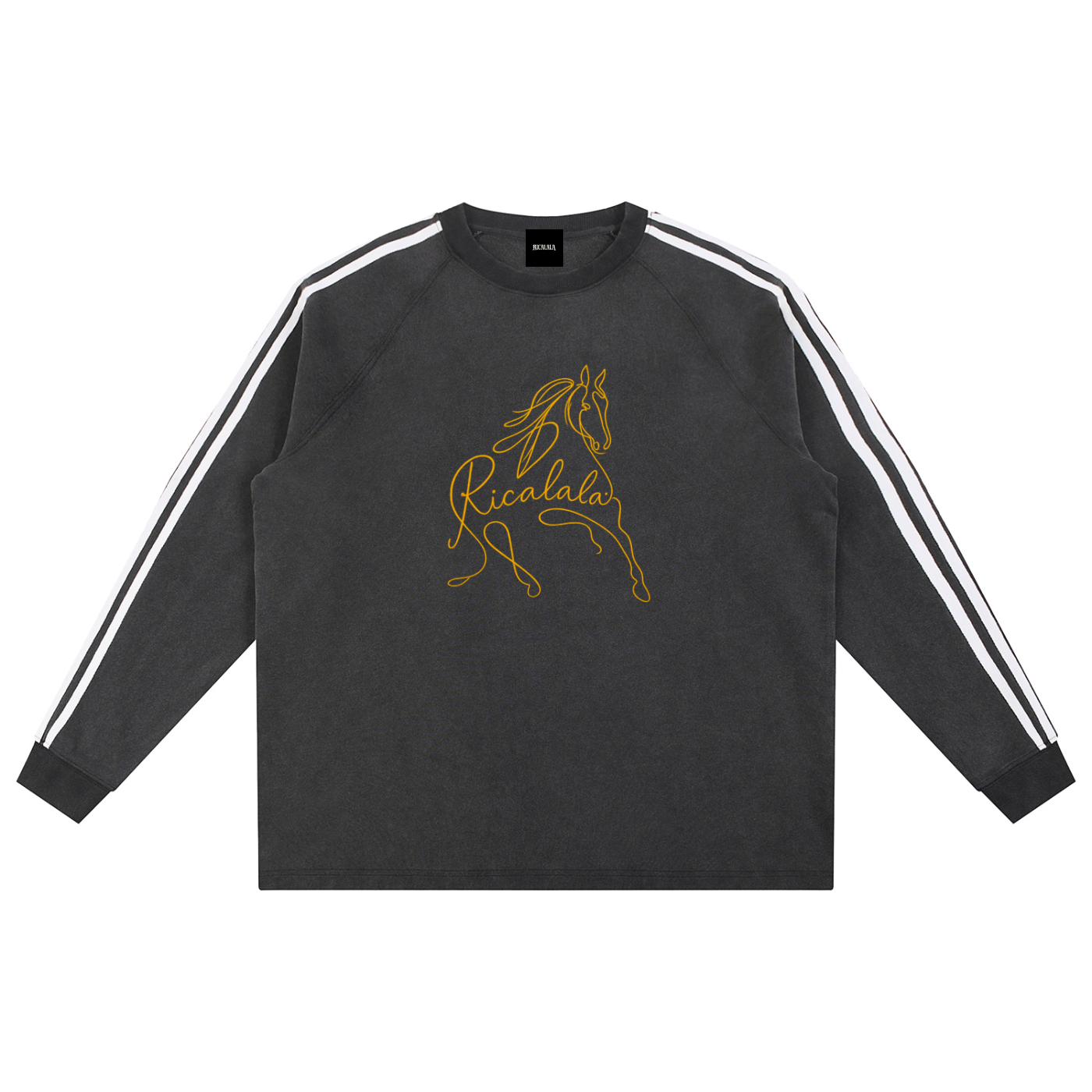 Ricalala Golden Horse Sweatshirt (top set) 100%cotton