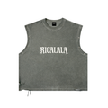 Ricalala Distressed Grommet Eyelet Tank Top