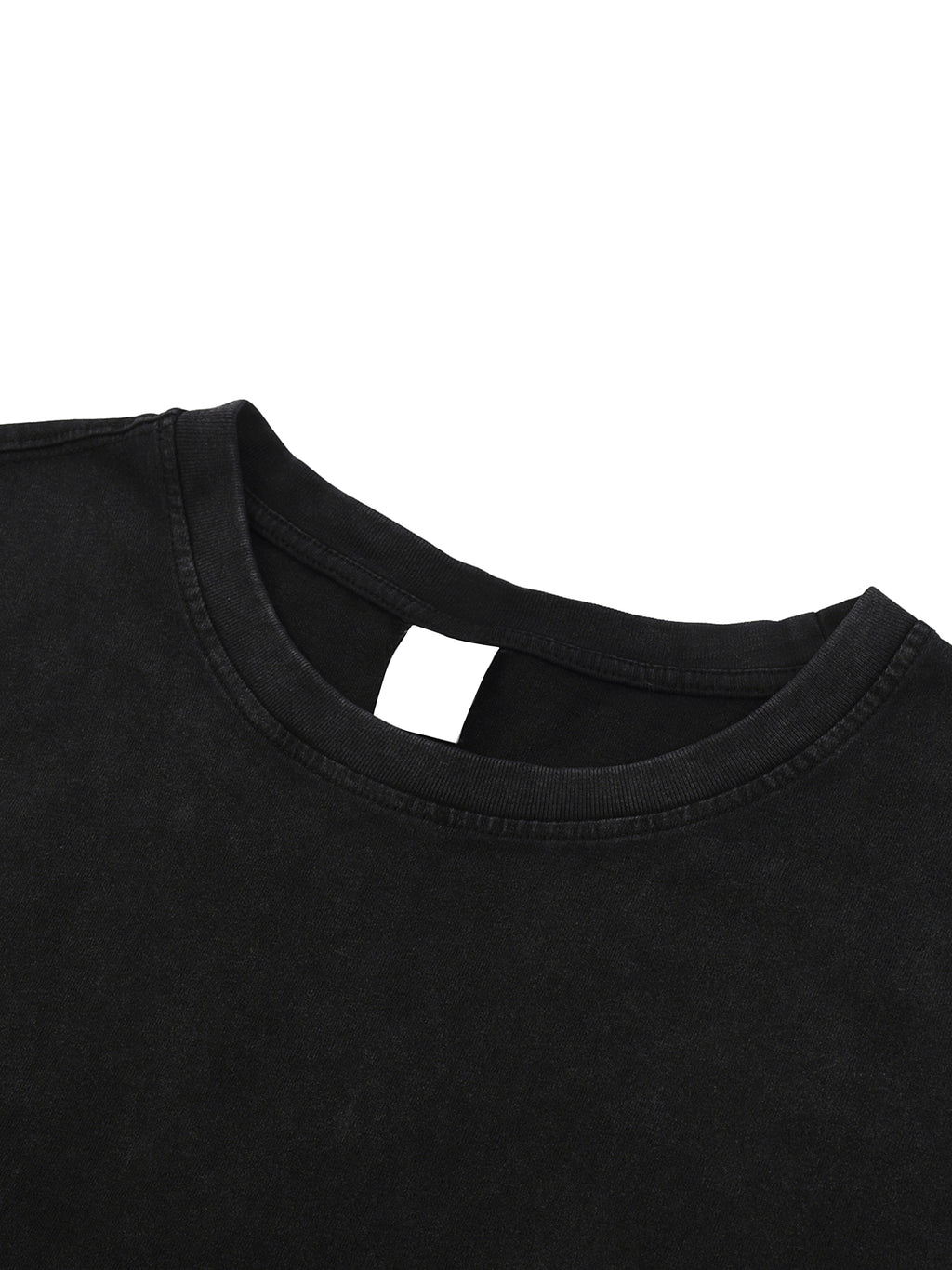 Ricalala all BLK Snow Washed Tank Top