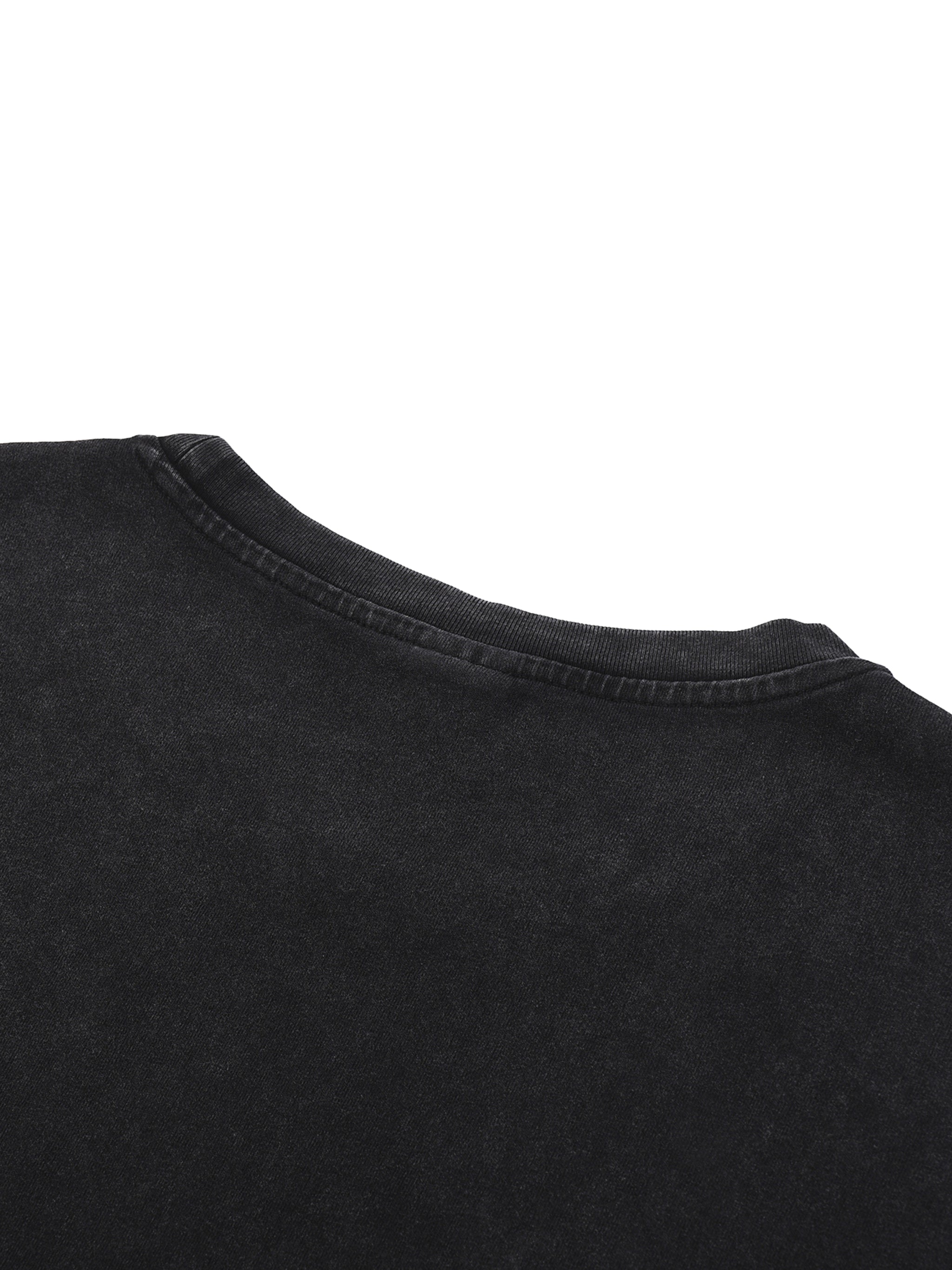 Ricalala all BLK Snow Washed Tank Top