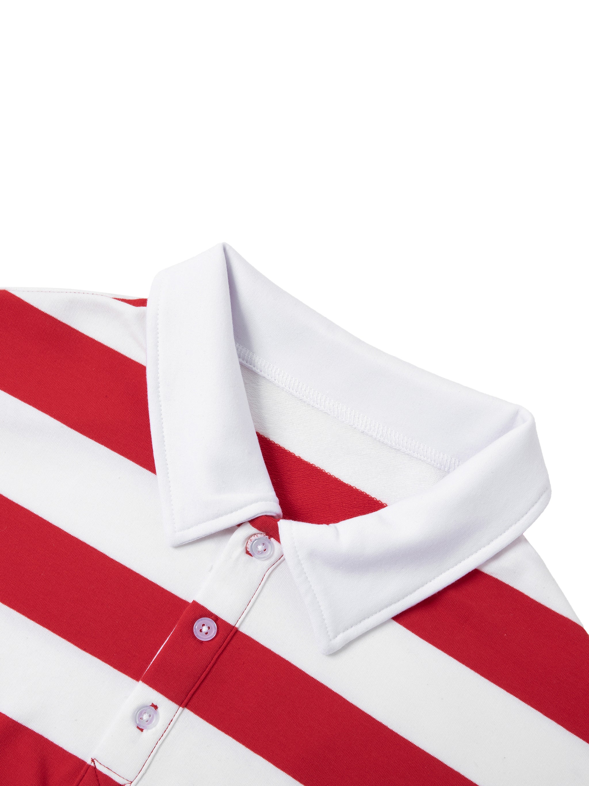 Ricalala "RMPC" Color Block Stripe Polo Shirt